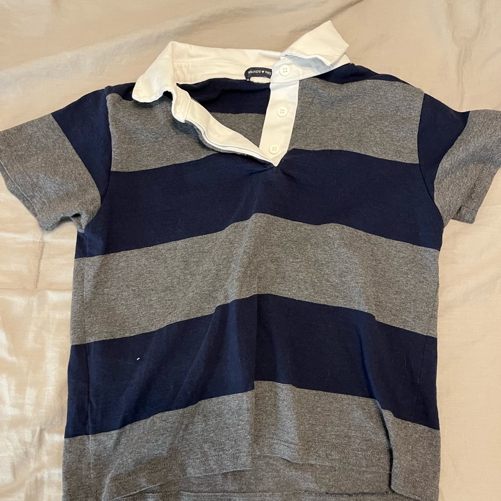 brandy Melville striped crop top